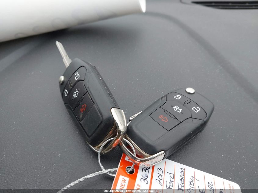 2013 Ford Fusion Se VIN: 3FA6P0HR7DR340282 Lot: 43929793