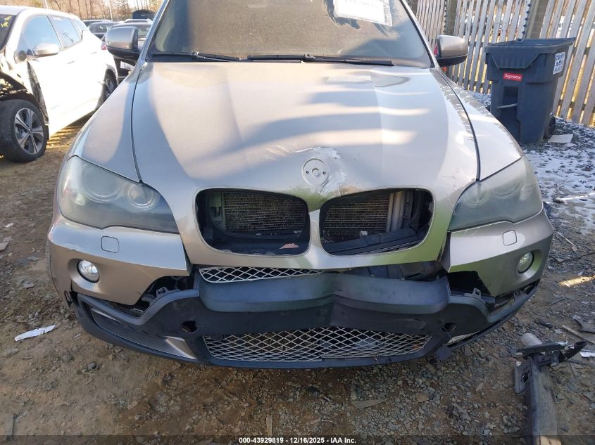 2007 BMW X5 4.8I VIN: 5UXFE83587LZ40037 Lot: 43929819