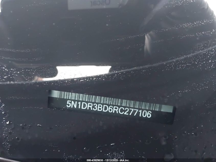 2024 Nissan Pathfinder Rock Creek 4Wd VIN: 5N1DR3BD6RC277106 Lot: 43929838