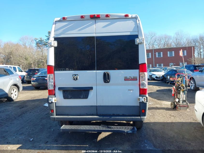 2016 Ram Promaster 2500 High Roof VIN: 3C6TRVCG6GE109032 Lot: 43929844