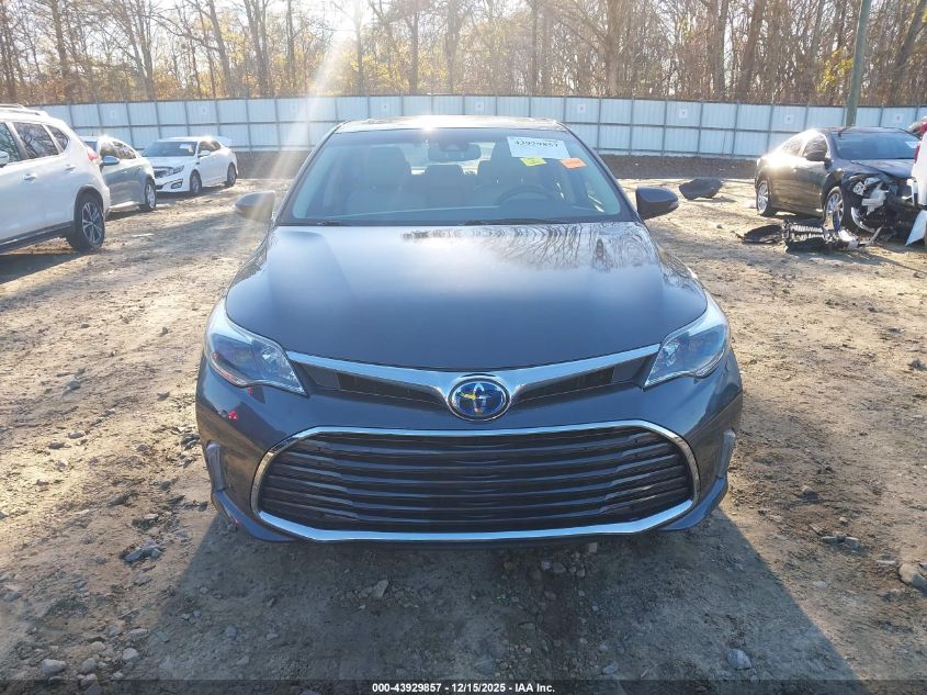 2017 Toyota Avalon Hybrid Limited VIN: 4T1BD1EB1HU058504 Lot: 43929857