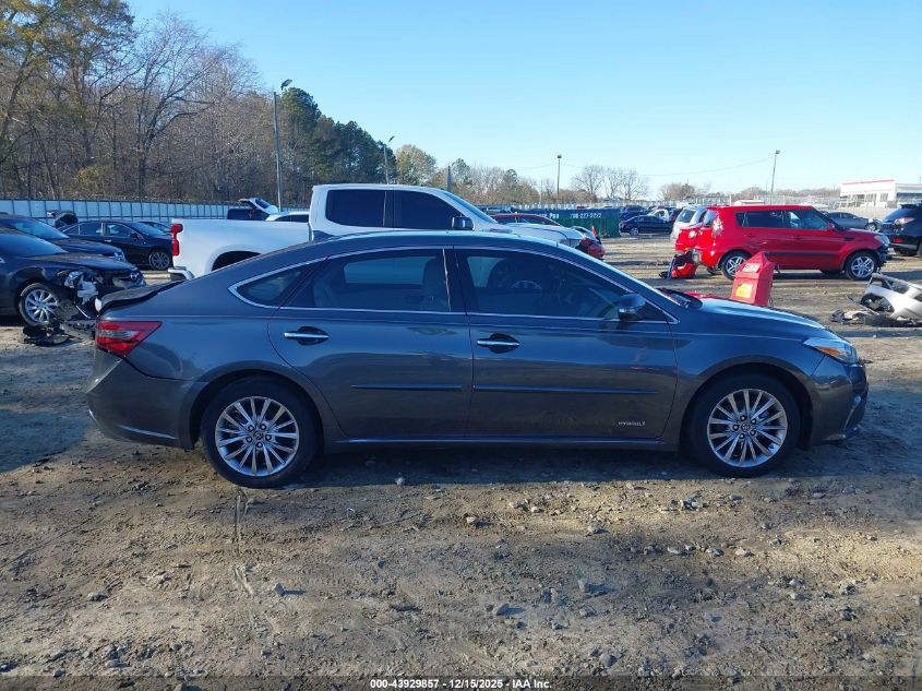 2017 Toyota Avalon Hybrid Limited VIN: 4T1BD1EB1HU058504 Lot: 43929857