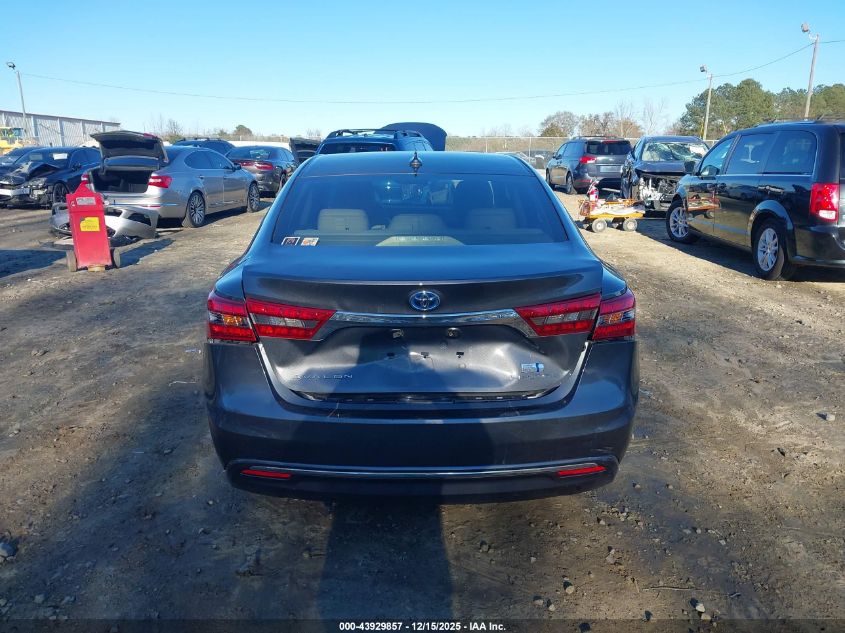 2017 Toyota Avalon Hybrid Limited VIN: 4T1BD1EB1HU058504 Lot: 43929857
