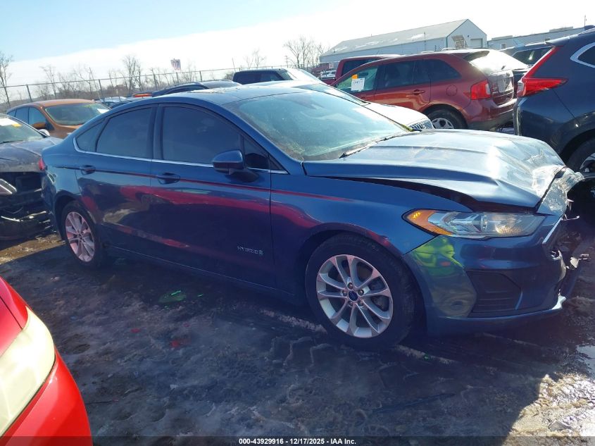 2019 Ford Fusion Hybrid Se VIN: 3FA6P0LU8KR106533 Lot: 43929916