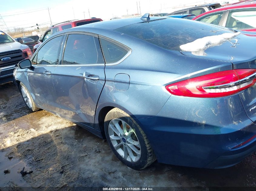 2019 Ford Fusion Hybrid Se VIN: 3FA6P0LU8KR106533 Lot: 43929916