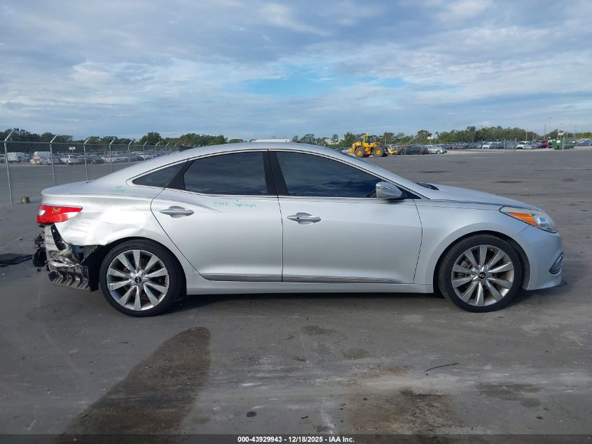 2017 Hyundai Azera Limited VIN: KMHFH4JG1HA582049 Lot: 43929943