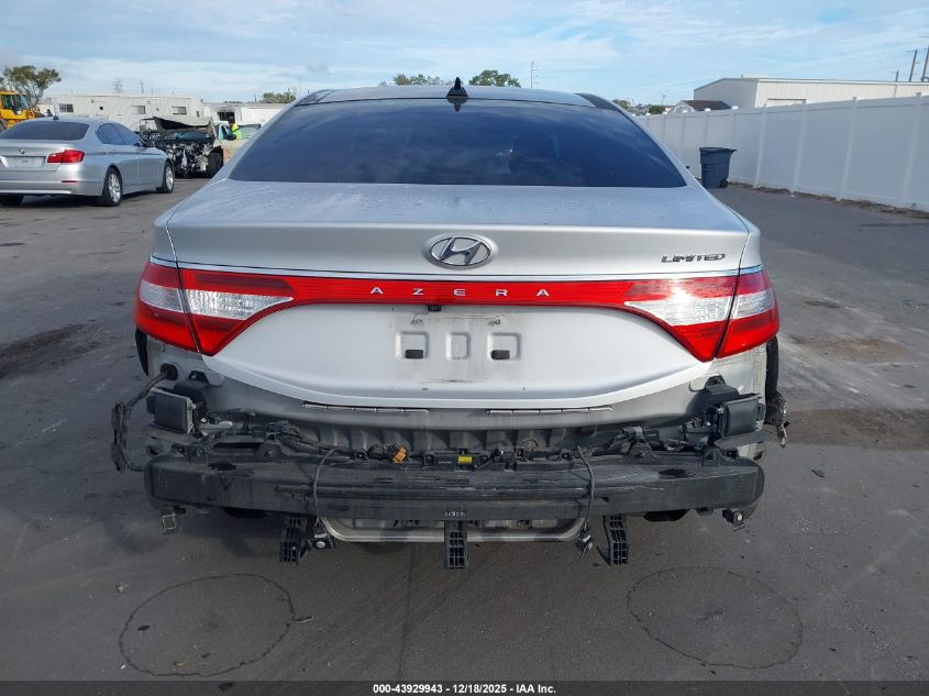 2017 Hyundai Azera Limited VIN: KMHFH4JG1HA582049 Lot: 43929943