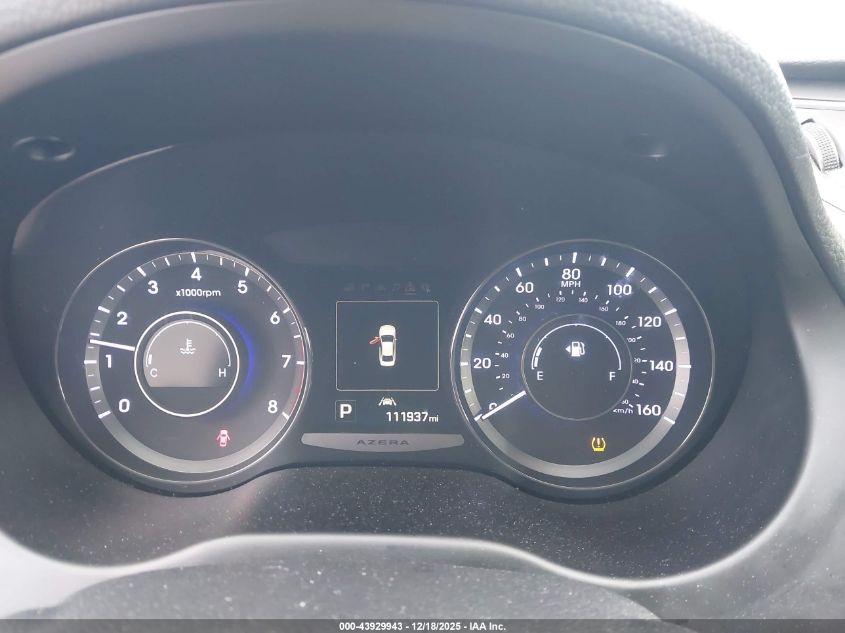 2017 Hyundai Azera Limited VIN: KMHFH4JG1HA582049 Lot: 43929943