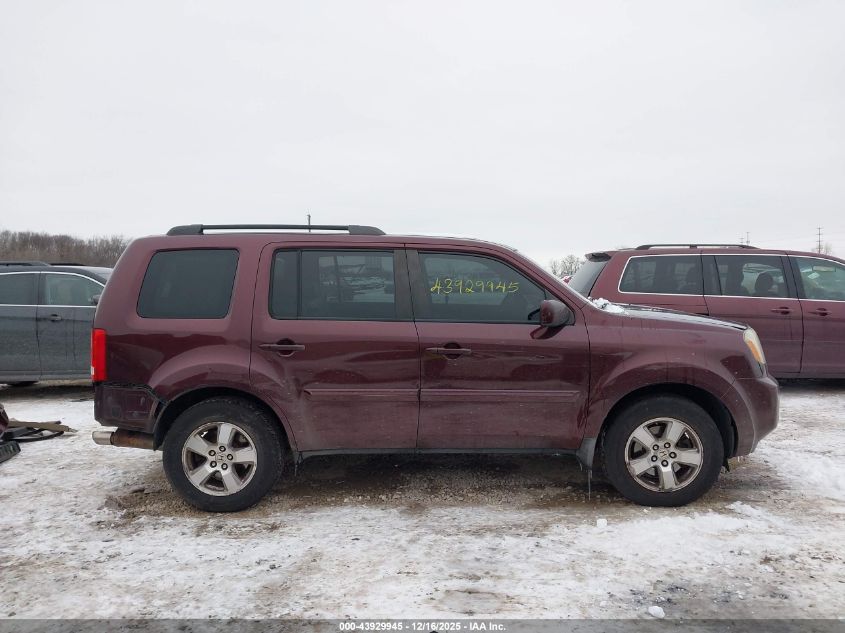 2009 Honda Pilot Ex-L VIN: 5FNYF48509B029327 Lot: 43929945