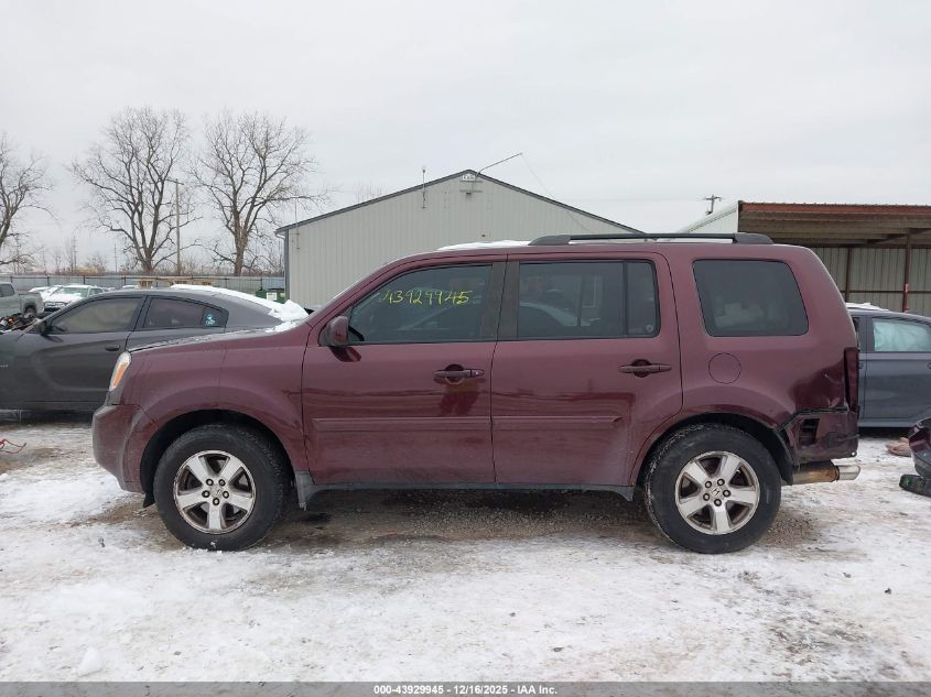 2009 Honda Pilot Ex-L VIN: 5FNYF48509B029327 Lot: 43929945