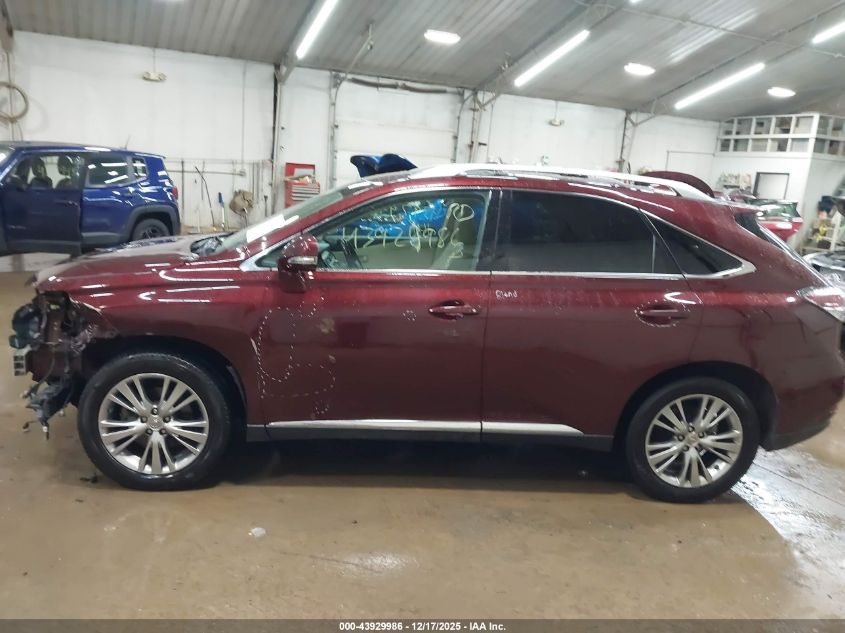 2014 Lexus Rx 350 VIN: 2T2ZK1BA7EC136230 Lot: 43929986