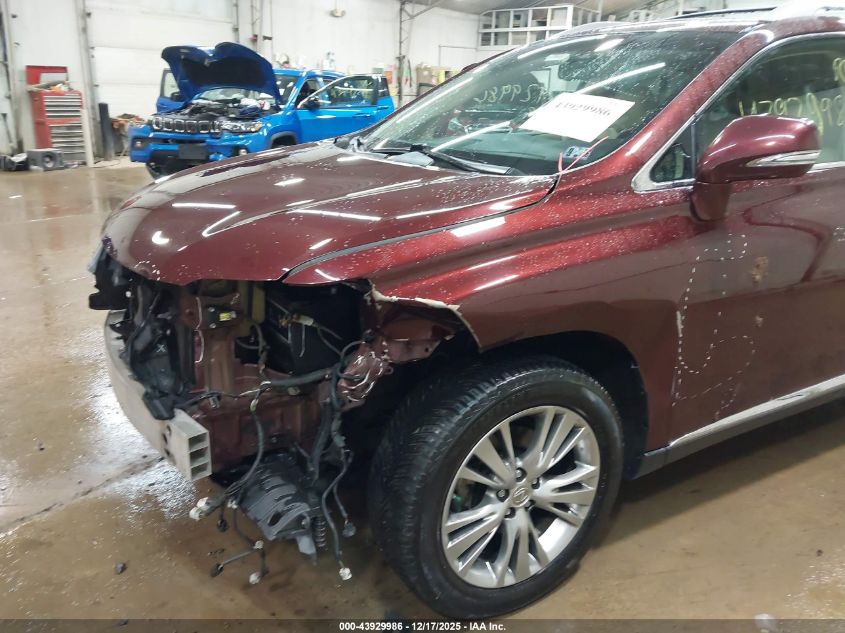 2014 Lexus Rx 350 VIN: 2T2ZK1BA7EC136230 Lot: 43929986