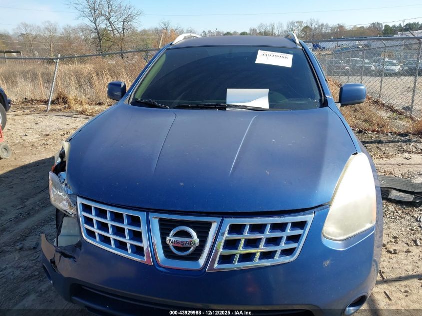 2009 Nissan Rogue Sl VIN: JN8AS58T89W059211 Lot: 43929988