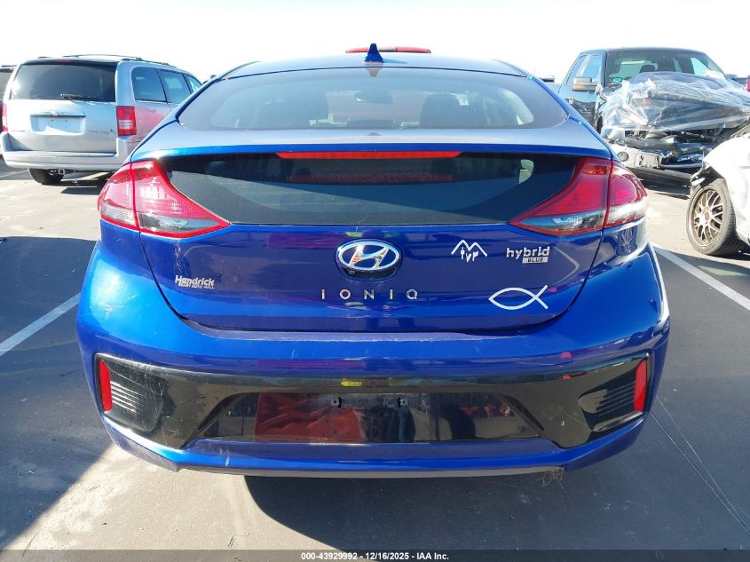 2019 Hyundai Ioniq Hybrid Blue VIN: KMHC65LC5KU113612 Lot: 43929992