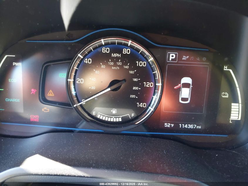 2019 Hyundai Ioniq Hybrid Blue VIN: KMHC65LC5KU113612 Lot: 43929992