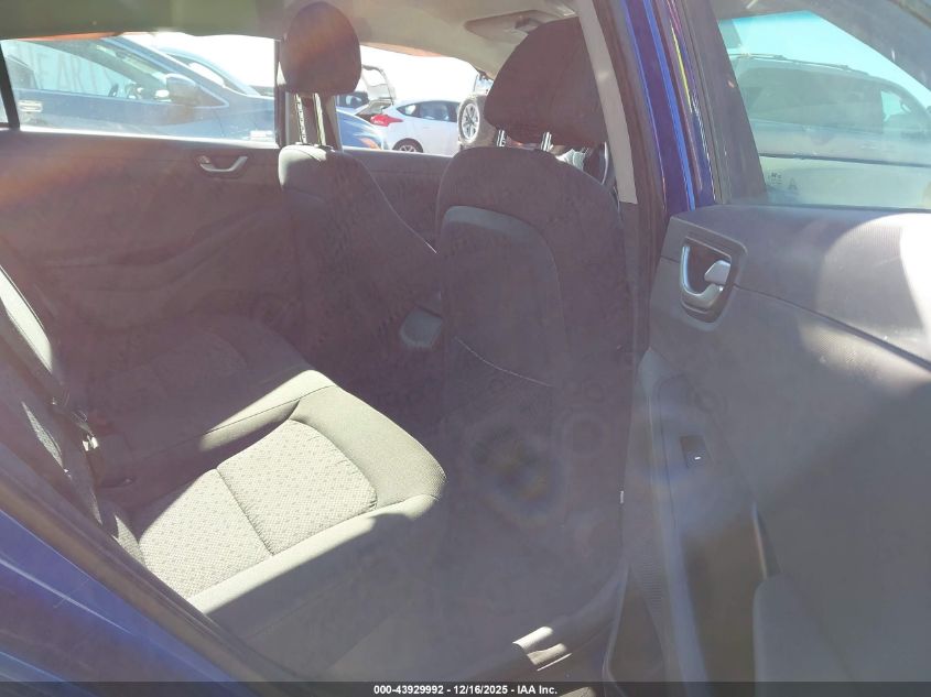 2019 Hyundai Ioniq Hybrid Blue VIN: KMHC65LC5KU113612 Lot: 43929992