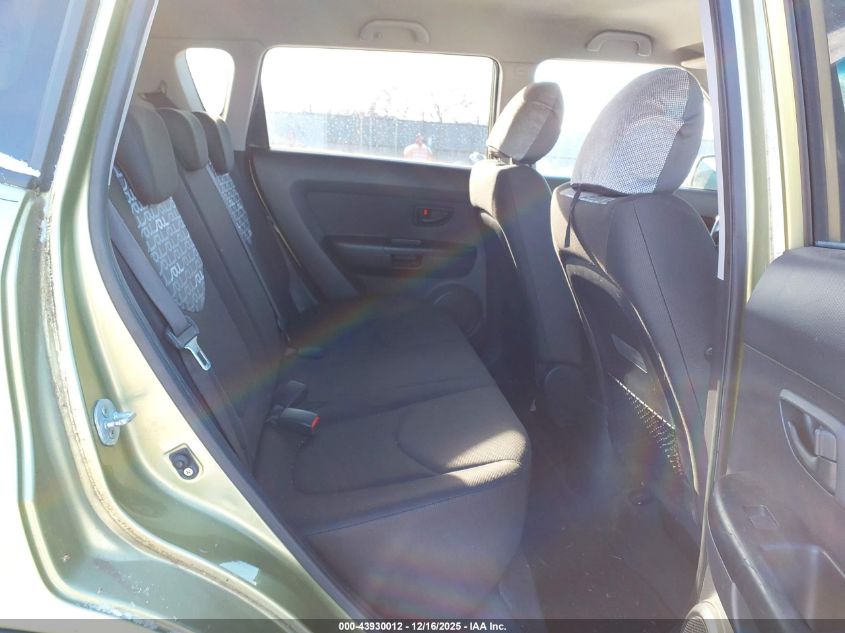 2010 Kia Soul + VIN: KNDJT2A2XA7062358 Lot: 43930012