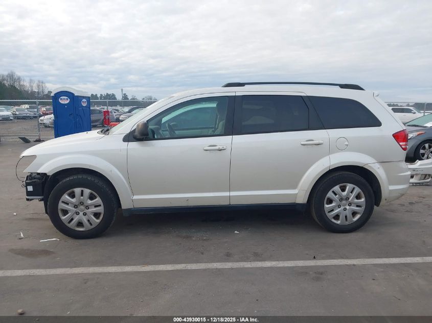 2016 Dodge Journey Se VIN: 3C4PDCAB1GT245200 Lot: 43930015
