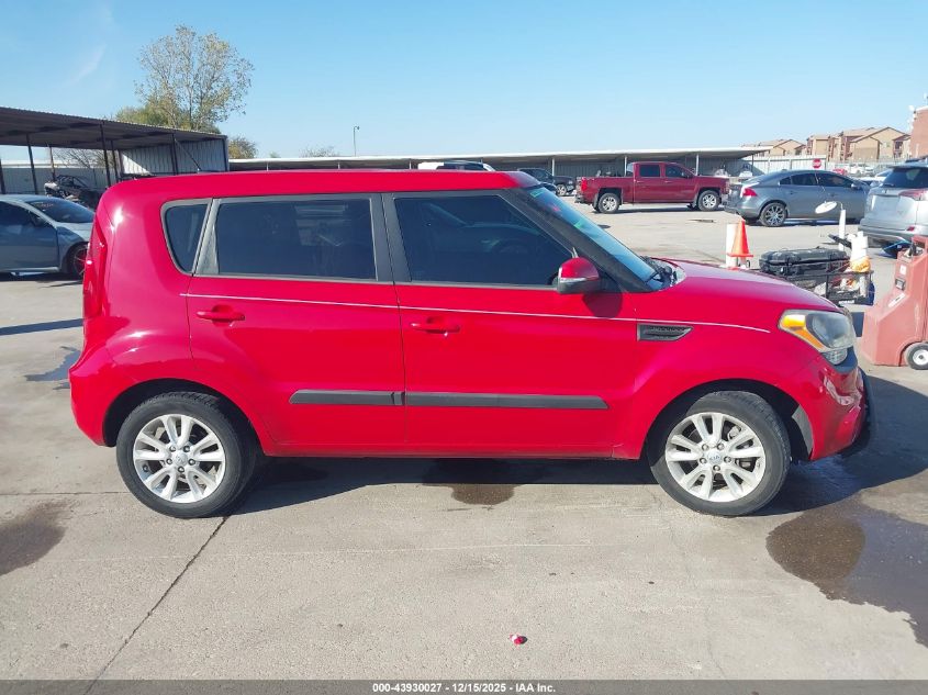 2012 Kia Soul + VIN: KNDJT2A69C7356386 Lot: 43930027