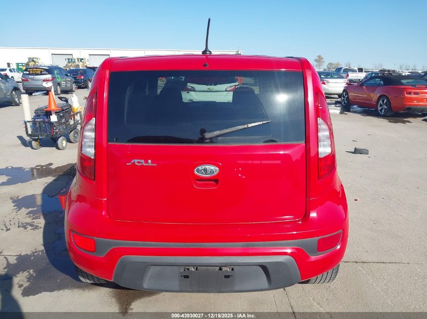 2012 Kia Soul + VIN: KNDJT2A69C7356386 Lot: 43930027