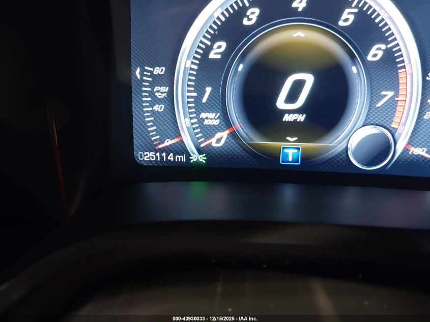 2014 Chevrolet Corvette Stingray VIN: 1G1YF2D72E5110376 Lot: 43930033