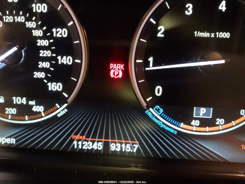 2014 BMW 535I xDrive VIN: WBA5B3C58ED532182 Lot: 43930041