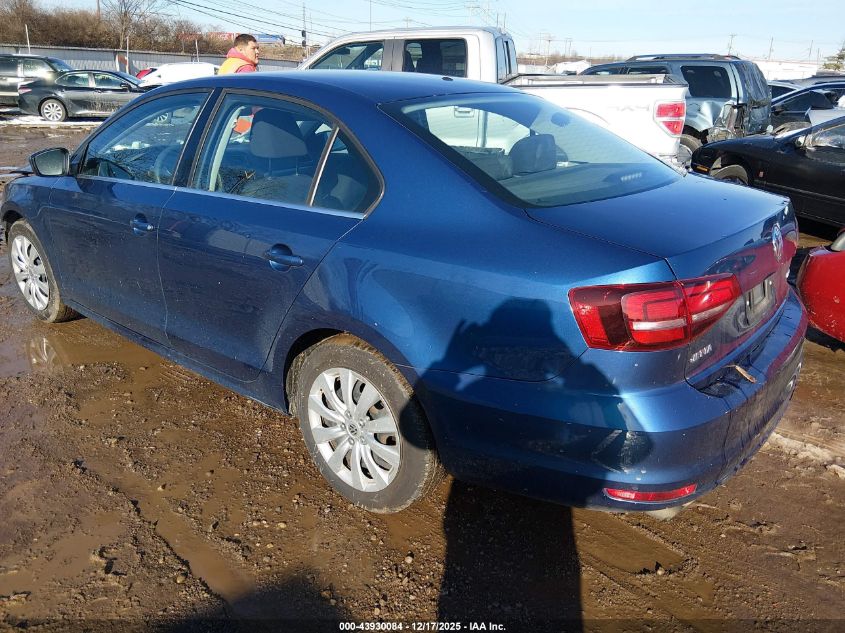 2017 Volkswagen Jetta 1.4T S VIN: 3VW2B7AJ9HM288657 Lot: 43930084