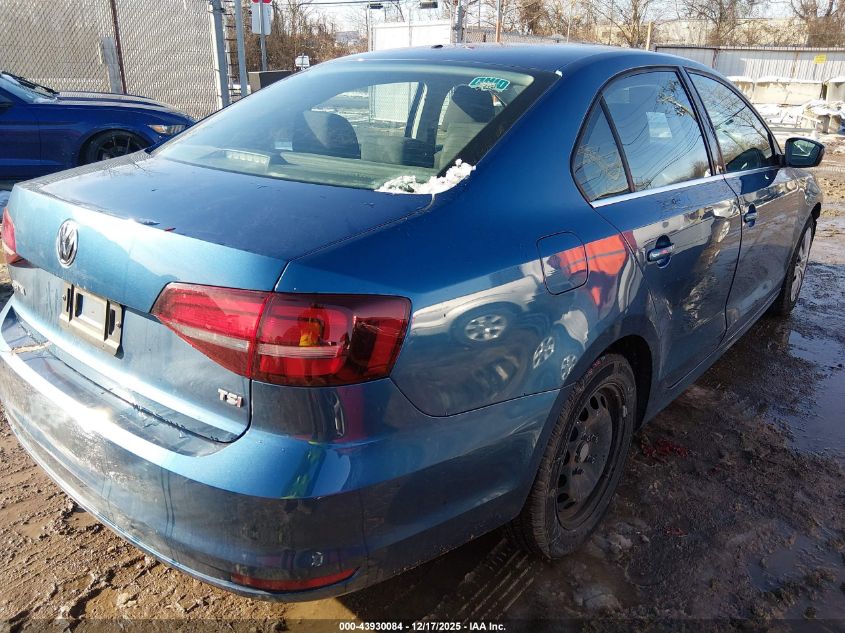 2017 Volkswagen Jetta 1.4T S VIN: 3VW2B7AJ9HM288657 Lot: 43930084