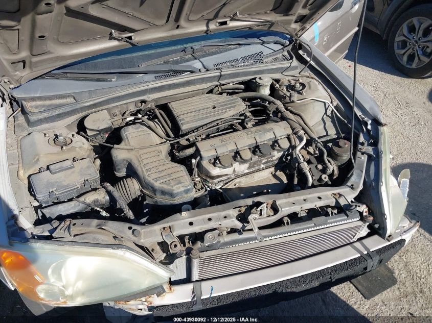 2001 Honda Civic Lx VIN: 2HGES16571H618102 Lot: 43930092