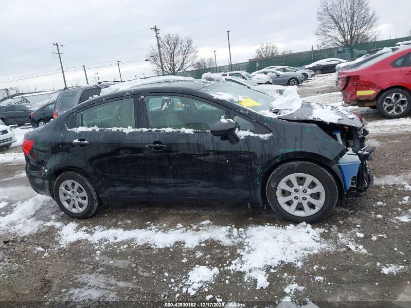 2013 Kia Rio Lx VIN: KNADM4A34D6215421 Lot: 43930162