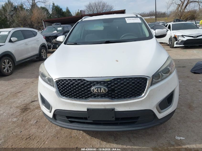 2018 Kia Sorento 3.3L Lx VIN: 5XYPG4A59JG351187 Lot: 43930163