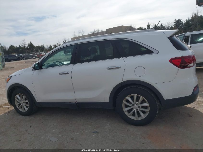 2018 Kia Sorento 3.3L Lx VIN: 5XYPG4A59JG351187 Lot: 43930163