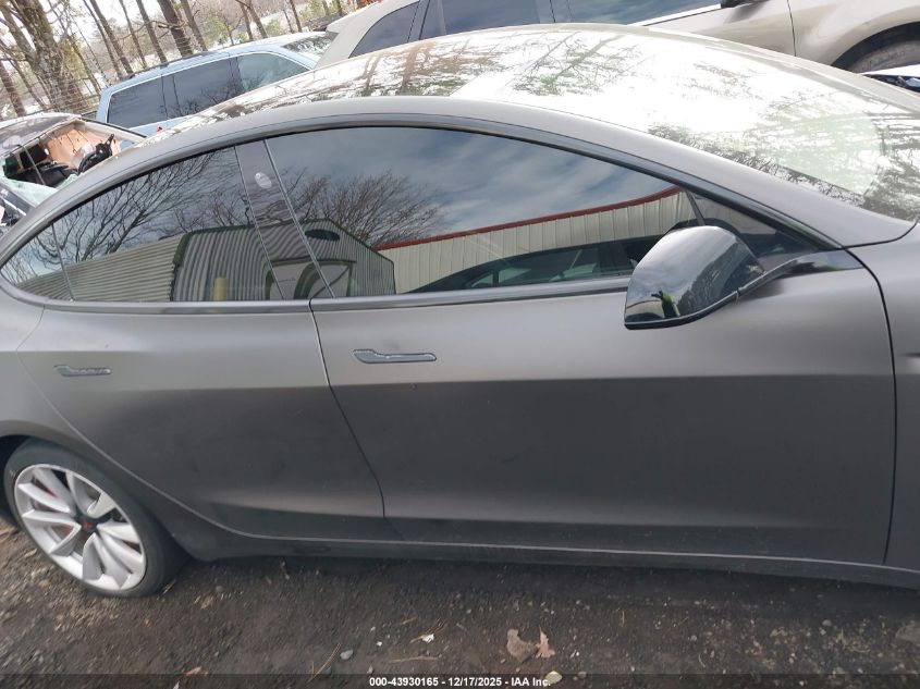 2018 Tesla Model 3 Long Range/Performance VIN: 5YJ3E1EB2JF090334 Lot: 43930165