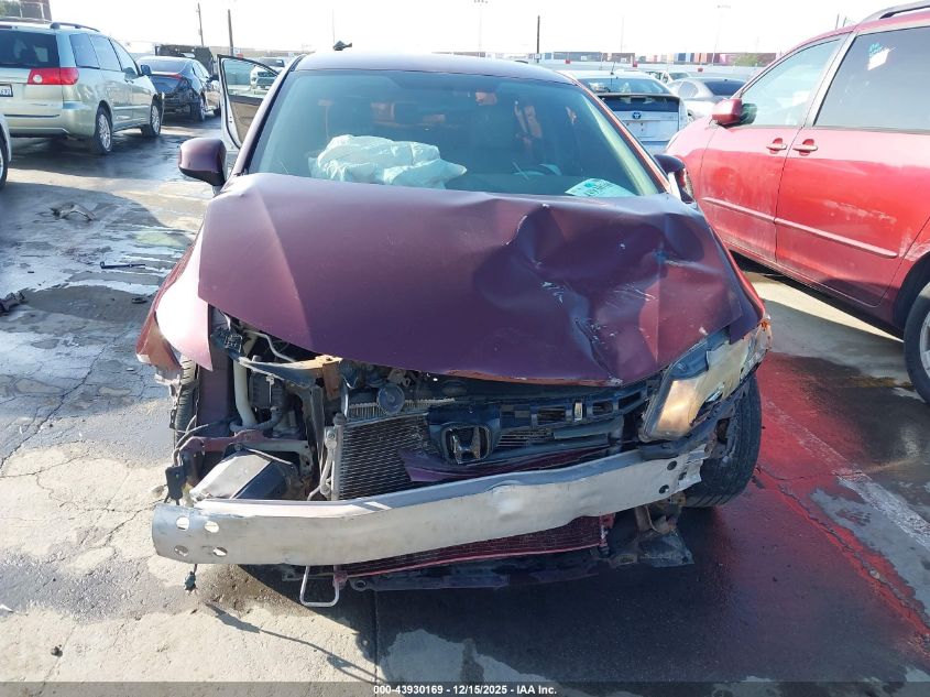 2012 Honda Civic Lx VIN: 19XFB2F50CE344362 Lot: 43930169