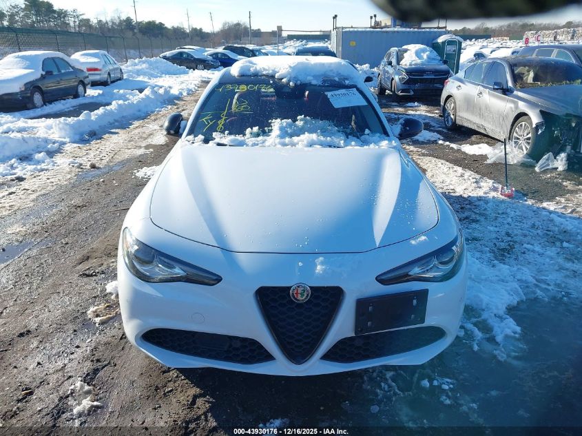 2021 Alfa Romeo Giulia Ti Awd VIN: ZARFANBNXM7648087 Lot: 43930176