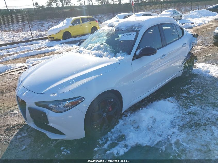 2021 Alfa Romeo Giulia Ti Awd VIN: ZARFANBNXM7648087 Lot: 43930176