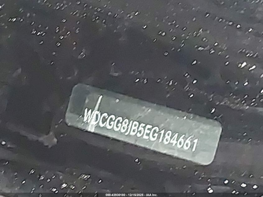 2014 Mercedes-Benz Glk 350 4Matic VIN: WDCGG8JB5EG184661 Lot: 43930180