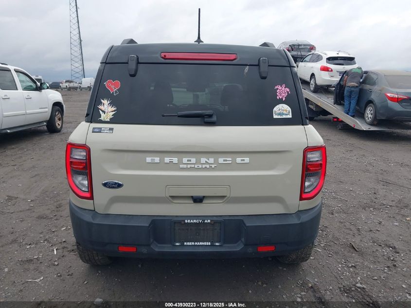 2024 Ford Bronco Sport Badlands VIN: 3FMCR9D91RRE15675 Lot: 43930223