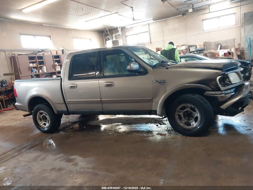 2001 Ford F-150 King Ranch Edition/Lariat/Xlt VIN: 1FTRW08L81KF39914 Lot: 43930257