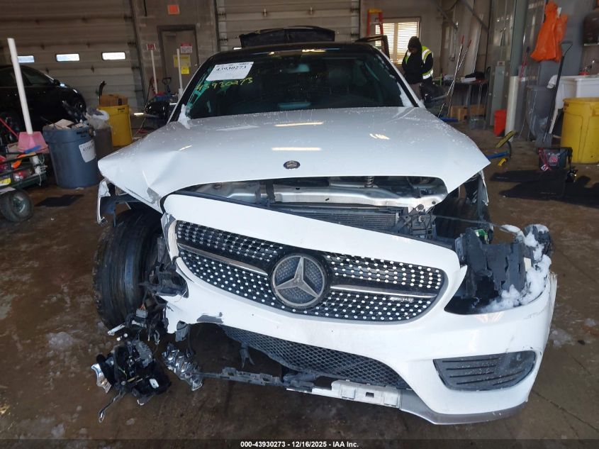 2016 Mercedes-Benz C 450 Amg 4Matic VIN: 55SWF6EB2GU112265 Lot: 43930273