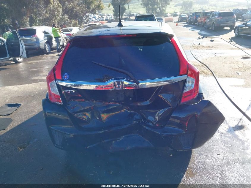 2017 Honda Fit Ex-L VIN: JHMGK5H96HS014234 Lot: 43930346