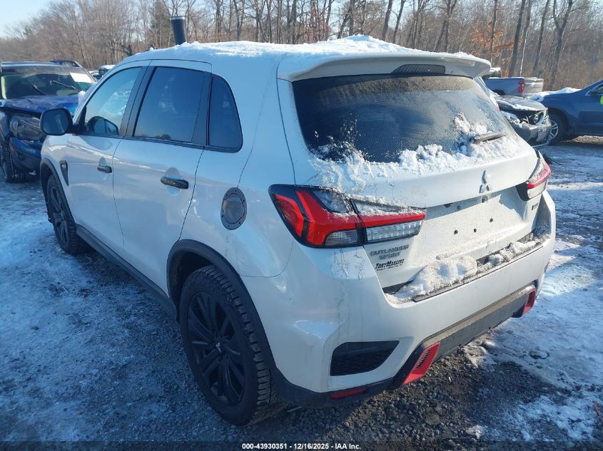 2020 Mitsubishi Outlander Sport 2.0 Be Awc VIN: JA4AR3AU8LU019187 Lot: 43930351