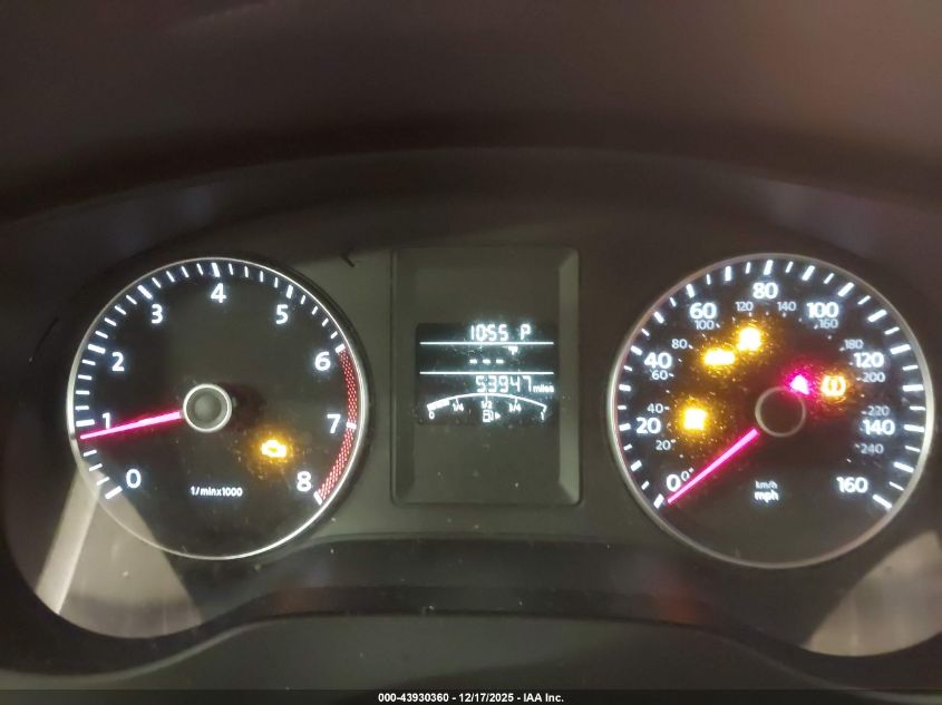 2013 Volkswagen Jetta 2.5L Se VIN: 3VWDP7AJ6DM375534 Lot: 43930360