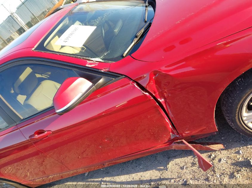 2013 BMW 328I xDrive VIN: WBA3B5C58DF598060 Lot: 43930385