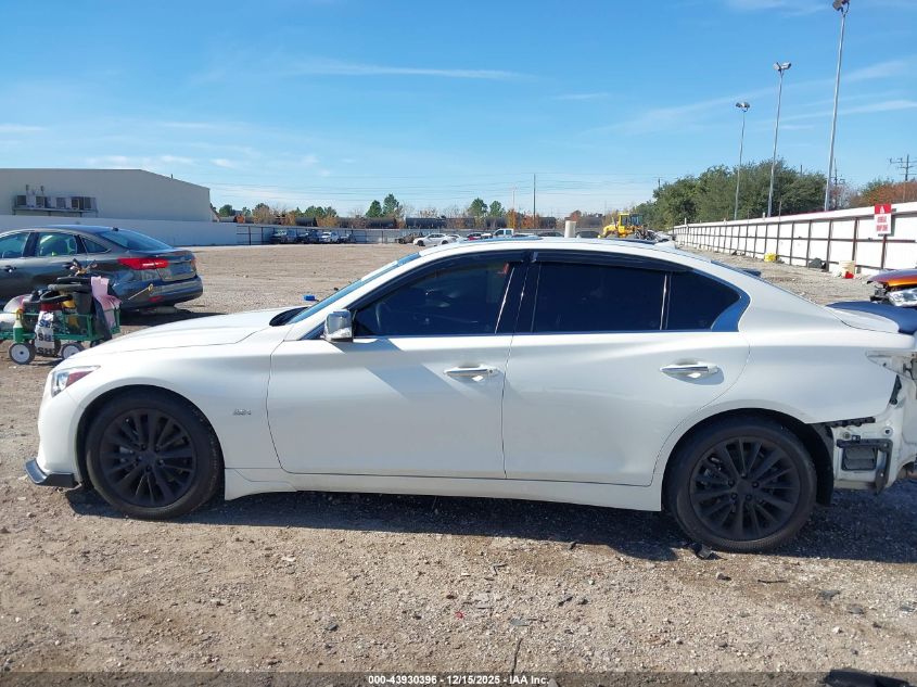 2019 Infiniti Q50 3.0T Luxe VIN: JN1EV7AP9KM515427 Lot: 43930396