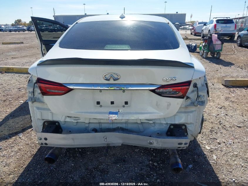 2019 Infiniti Q50 3.0T Luxe VIN: JN1EV7AP9KM515427 Lot: 43930396