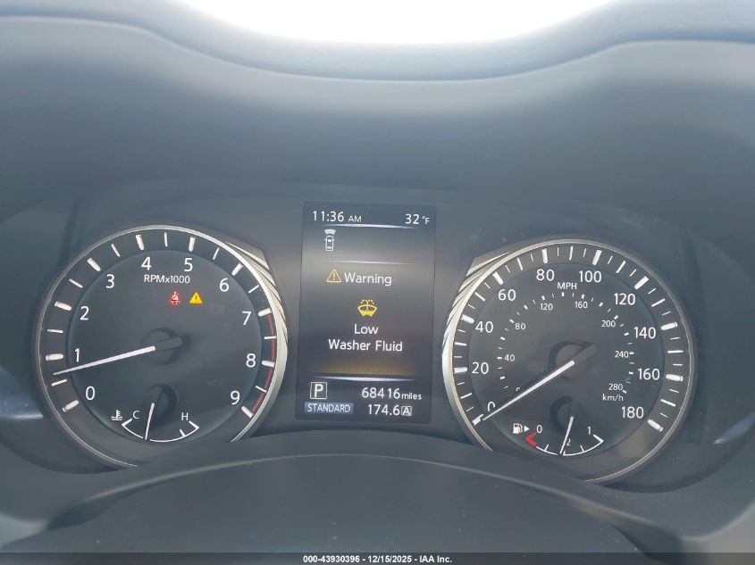 2019 Infiniti Q50 3.0T Luxe VIN: JN1EV7AP9KM515427 Lot: 43930396