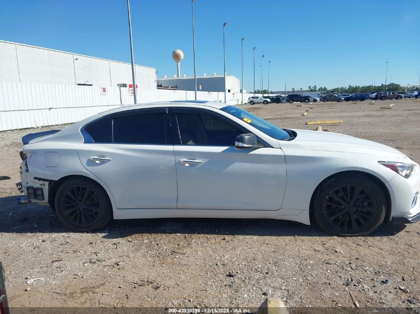 2019 Infiniti Q50 3.0T Luxe VIN: JN1EV7AP9KM515427 Lot: 43930396