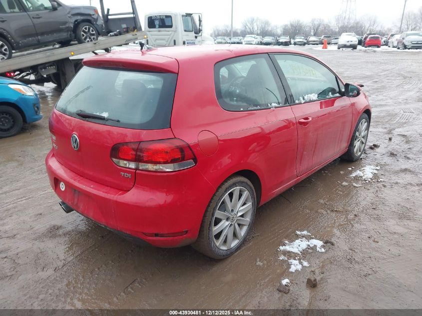 2011 Volkswagen Golf Tdi 2-Door