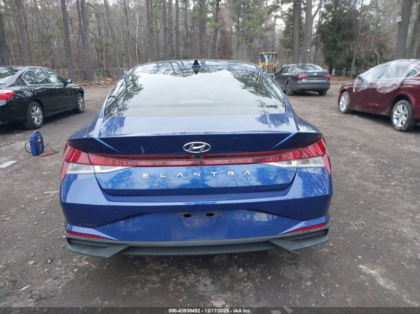 2021 Hyundai Elantra Sel VIN: 5NPLM4AG8MH034569 Lot: 43930492